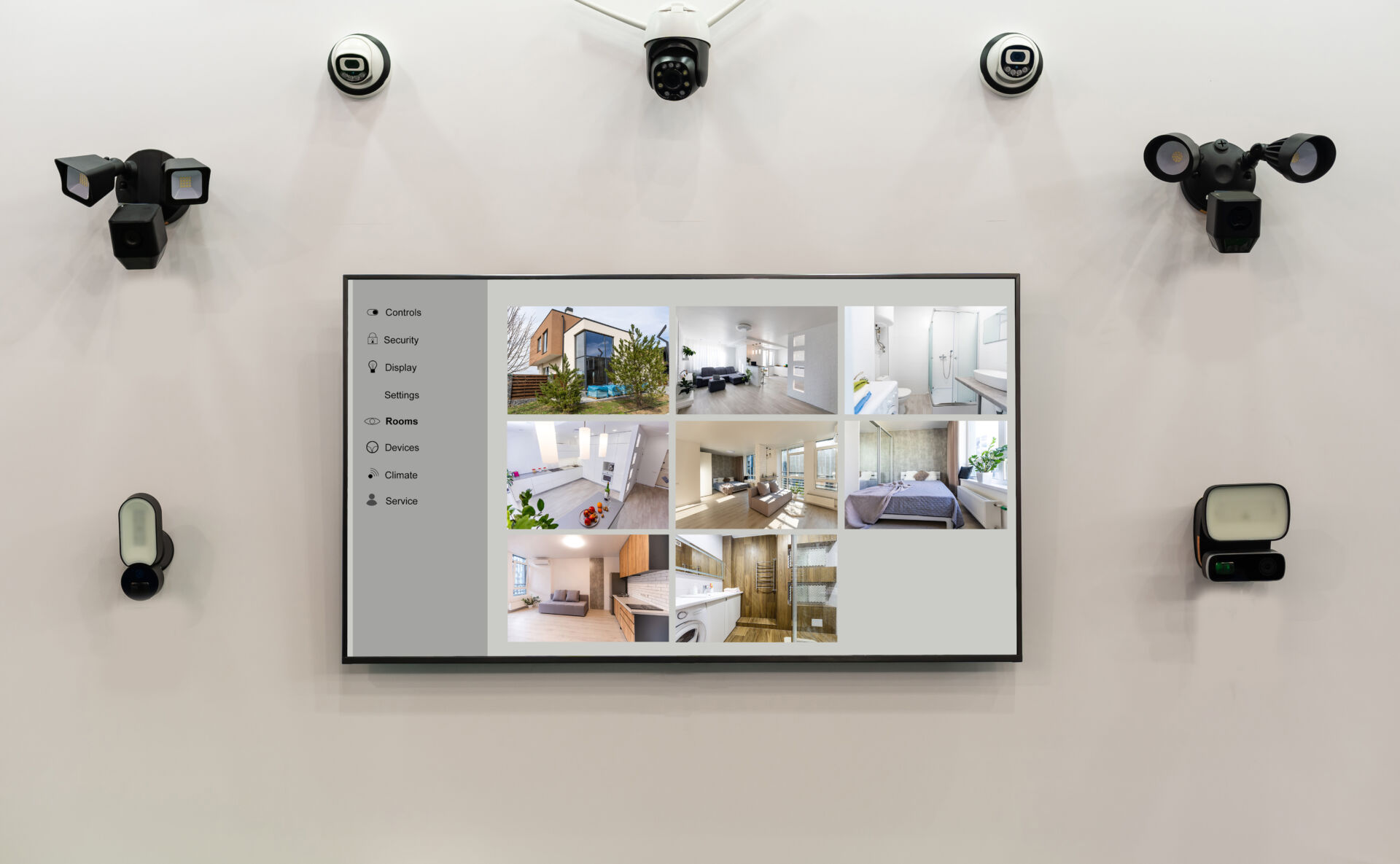 Professional CCTV security system installations with cctv camer and cctv monitors